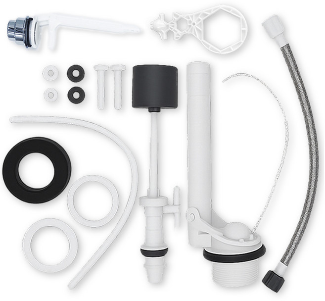 [더블러섬] 무소음 양변기 부속품_측면버튼+조립공구세트