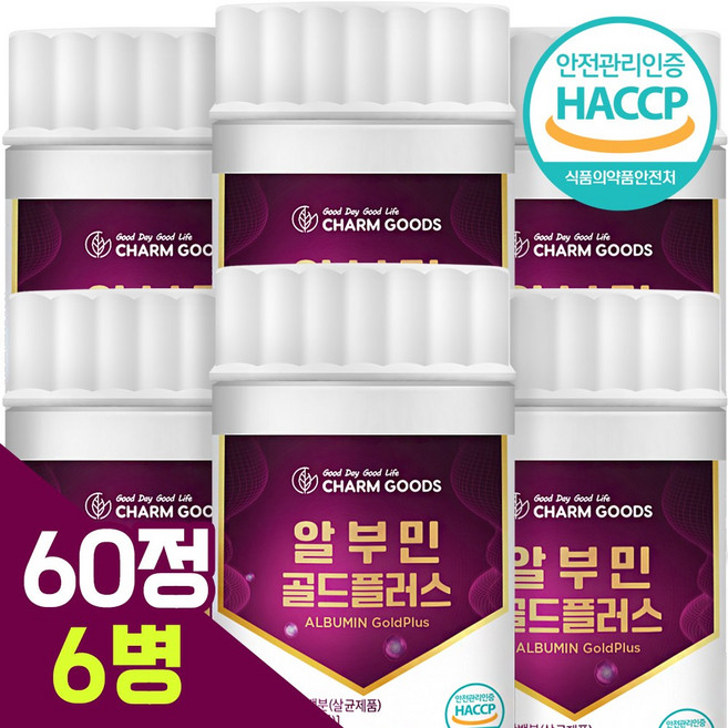 알부민 영양제 골드플러스 정, 6개, 60정