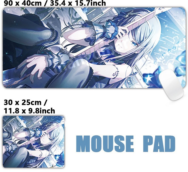 프로젝트 세카이 하츠네 미쿠 컬러풀 스테이지 맞춤 주문제작 마우스패드 키보드 장패드 두께 3mm, 300x250mm, A