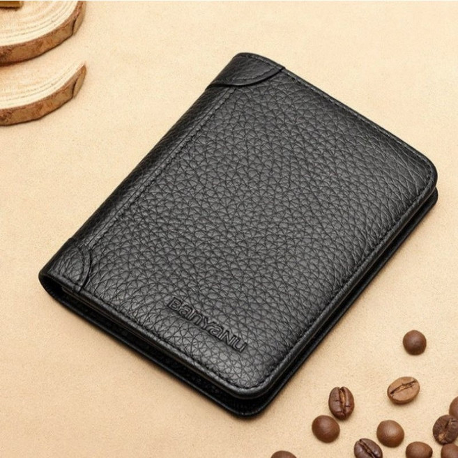 프리미엄 남성 심플 소가죽 반지갑 N2036