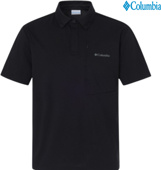[매장출고] 컬럼비아 남성반팔티셔츠 카라냉감 시원하고활동편한
