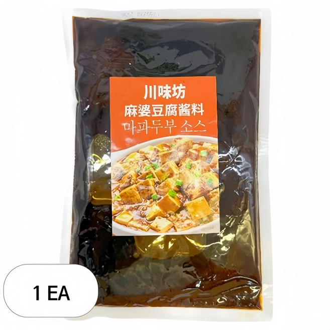 천미방 중국식품 호인가 마파두부 소스 1kg, 1개