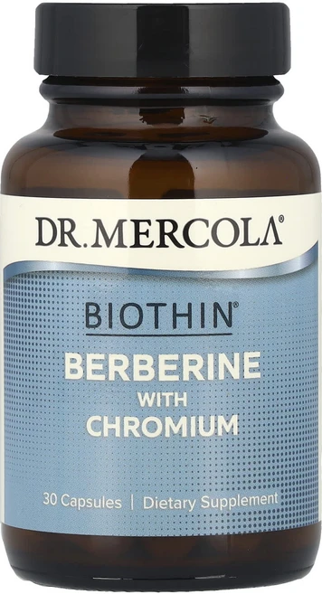 몸관리하세요 겨울입니다 Dr. Mercola Biothin® 크로뮴 함유 베르베린 캡슐 30정 특별관리진행, DrMercolaBiothin크로뮴함유베르베린캡슐30정, 1개 - 쿠팡