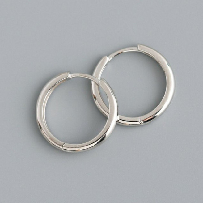 루나펄 925 실버바늘 미니 링 귀걸이 데일리 이어링