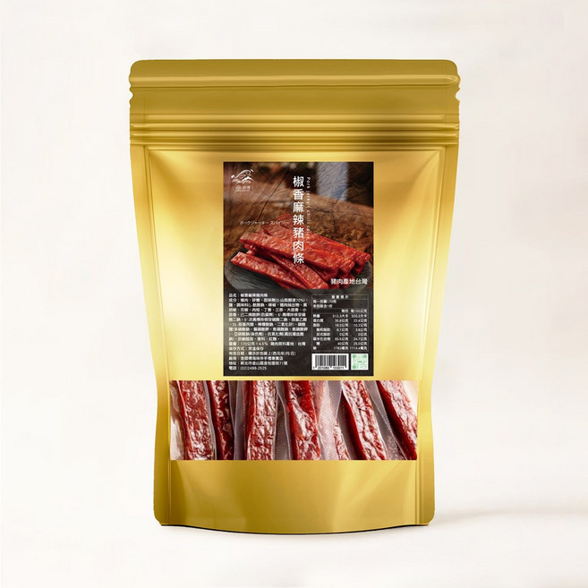 金師傅 肉條系列 椒香麻辣豬肉條, 170g, 1包
