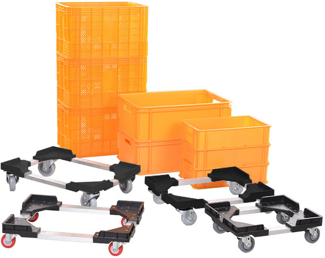 티렉스 알루미늄 앵글 달리 운반 주문제작, 550mm*450mm/우레탄(4인치), 1개