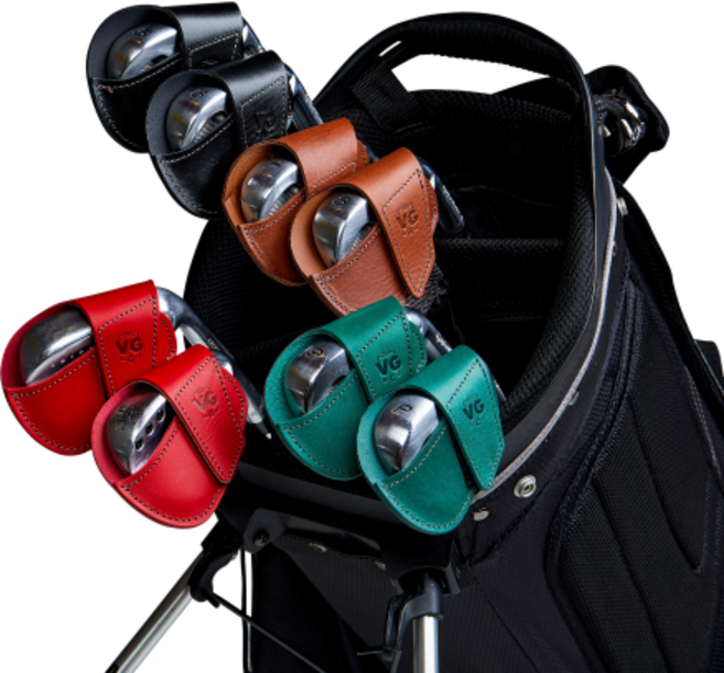 베니굿 아이언커버 베지터블 천연가죽 골프채커버 1P-1개 (낱개), 브라운