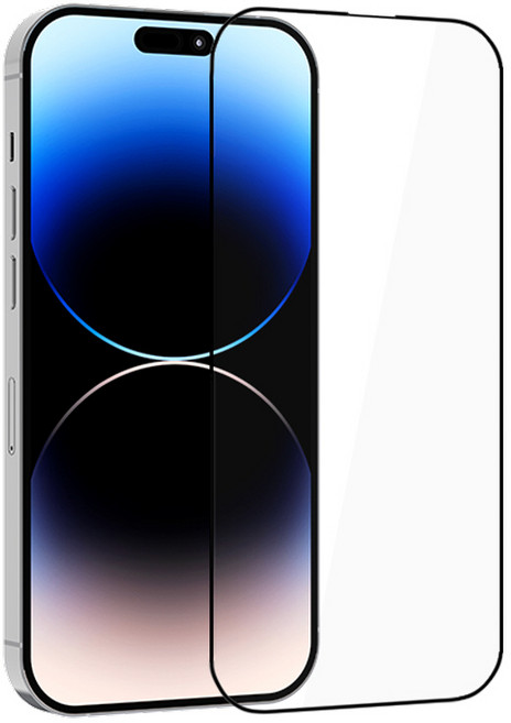 지모 아이폰 풀커버 나노핏 강화유리 액정 보호필름, 1개