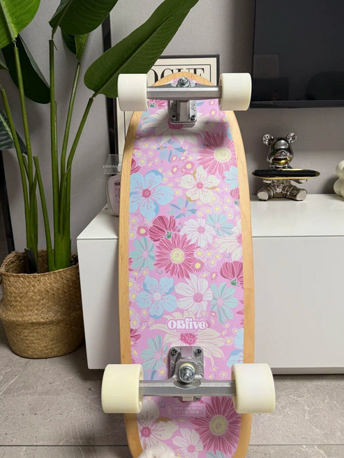 專業免蹬陸地衝浪板 滑板 轉向橋 刷街 初學者練習板, 如圖所示, 1個