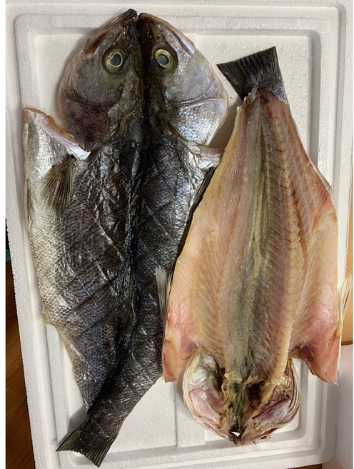 [만재도] 삼시세끼&1박2일 바로 그~자연산 해녀채취 대 홍합(섭)/돌미역/해풍 반건조 생선-선택, 농어1마리, 1개