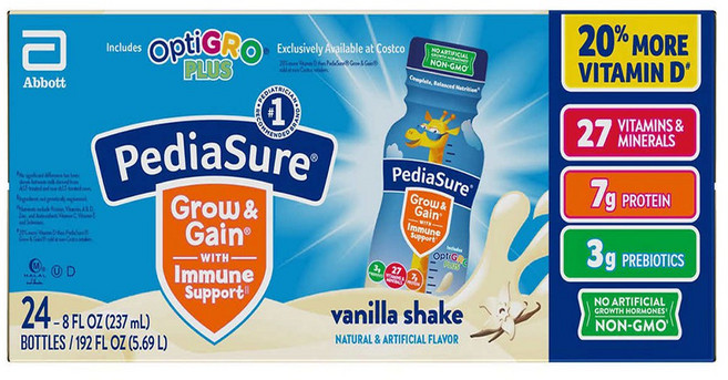 페디아슈어 바닐라 쉐이크 237ml x24병 Pediasure Vanilla, 24