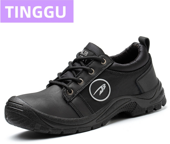 TINGGU 내열 용접화 경량 논슬립 튼튼한 안전화 남자 6인치 작업화
