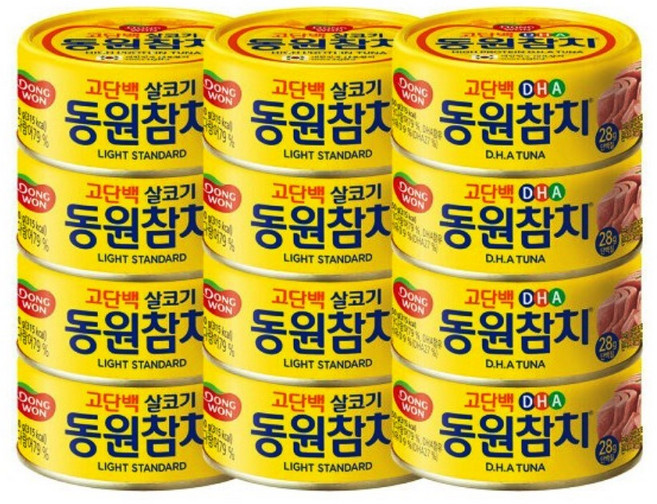 동원 참치 살코기 라이트스탠다드 150g x 10캔 sm4+45382bE