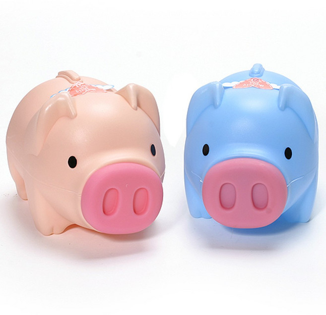 2p 동전모으기 팬시 돼지저금통 (중)