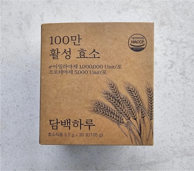 담백하루 100만 활성효소 30p, 1개, 105g - 쿠팡