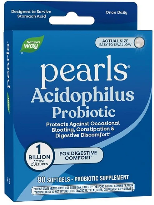 네이처스웨이 액시도피러스 프로바이오틱 10억 CFU 펄 소프트젤 90정, 1개 - 쿠팡