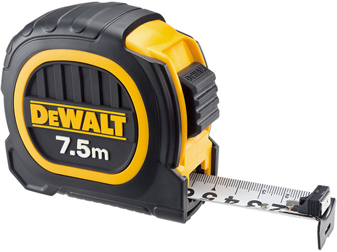 디월트공식대리점 DWHT36338L 미니 휴대용 자켓 양면 줄자 7.5M, 1개