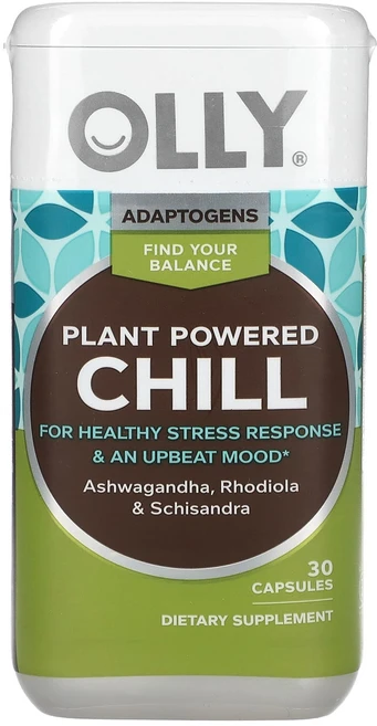 OLLY Plant Powered Chill 캡슐 30정, OLLYPlantPoweredChill캡슐30정, 1개 - 쿠팡