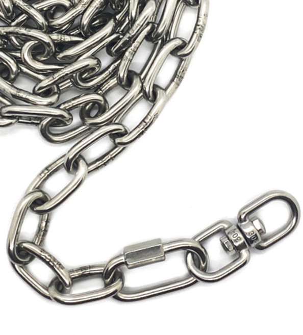 아이맥스몰 강철사슬 쇠사슬 철체인 절단 주차장 다양한 사이즈 보유, 1개