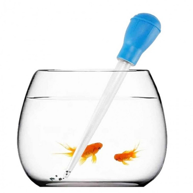 어항용 눈금스포이드 어항뜰채 수족관청소 미니스포이드 수조청소기 열대어용품, 1개