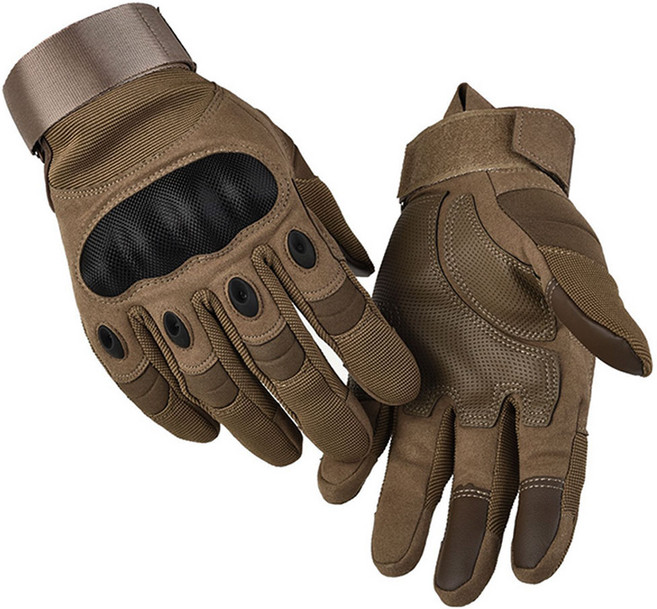 도매짱 스마트폰 터치 장갑 등산장갑 오토바이 자전거 스포츠 바이크 캠핑 전술 군용 아웃도어, XL, 브라운
