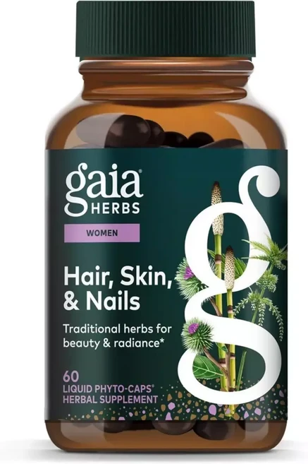 가이아 허브 헤어 스킨 손톱 캡슐 60정, 1개 - 쿠팡