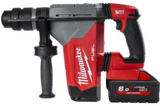 밀워키 18V / 8.0Ah FUEL SDS-Plus 로터리 함마드릴II _32mm M18 FHP-802X, 1개, 이미지참조