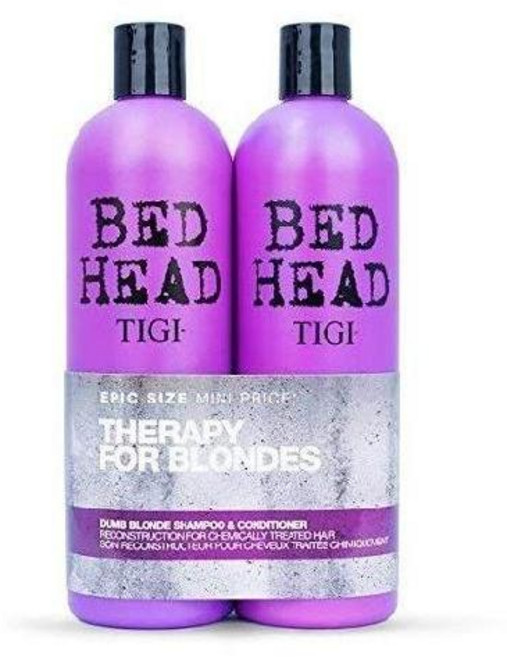 Tigi Bed Head 덤 블론드 샴푸 리컨스트럭터 컨디셔너 듀오 팩 50 oz, 750ml, 2개