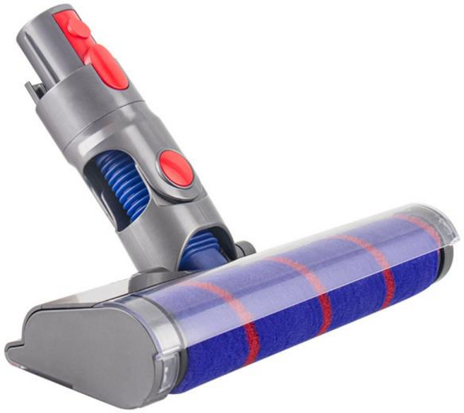 호환 진공 청소기용 전동 바닥 브러시 헤드 도구 부드러운 롤러 헤드 바닥 브러시 교체 V8 V7 V10 V11, 01 As Shown, 1개