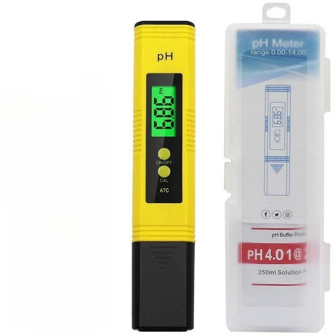 염도계 디지털 염도측정기 염분 나트륨 측정 가정용 휴대용 PH 펜 유형 산도 미터 고정밀 0 01 테스터 풀 수족관 수질 테스트 도구 061EA 9, 1개, 02 Yellow No Backlight