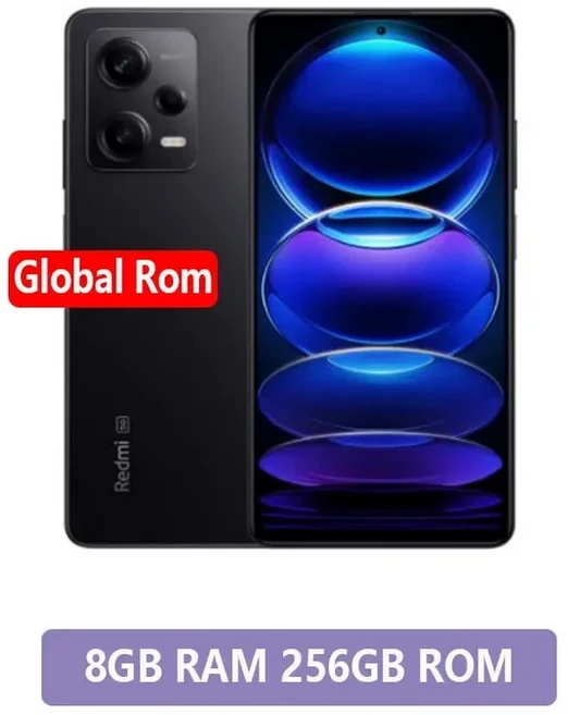 글로벌 롬 샤오미 레드미 노트 12 프로 5G 스마트폰 5000mAh 배터리 MTK 디멘시티 1080 옥타코어 67W 고, 256GB, 08 8GB 256GB Black