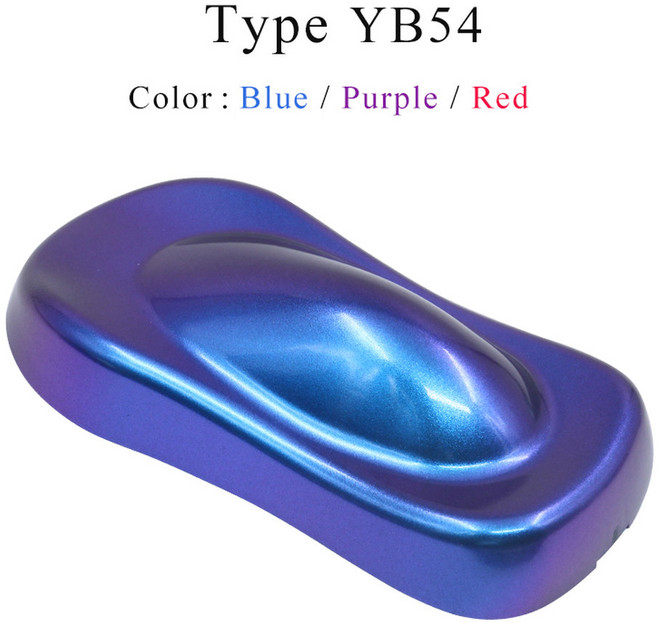 다색 카멜레온 파우더 안료 코팅 아크릴 페인트 먼지 염료 자동차 예술 공예 DIY 네일 장식 10 20 30g, YB54