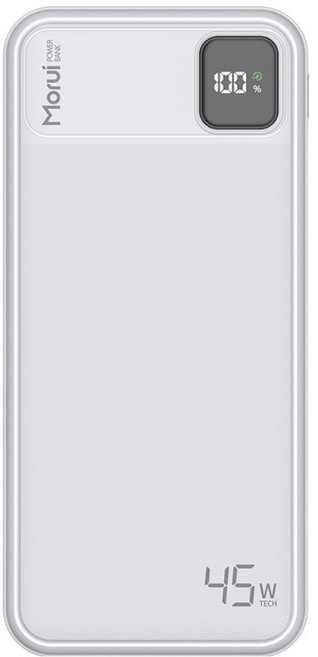 모루이 45W PPS 초고속충전2.0 대용량 보조배터리 20000mAh, MT-45, 화이트