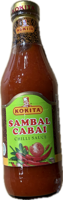 코키타 삼발 짜베 칠리소스 (KOKITA Sambal Cabai) 400g, 1개