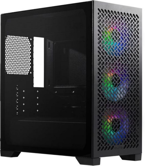 Cooler Master 본체케이스 PC케이스 컴퓨터 게이밍 쿨러 마스터 엘리트 302 마이크로 ATX 고 기류 미니멀리스트 PC 케이스 365mm GPU 최대 호환 가능한 R, Elite 302