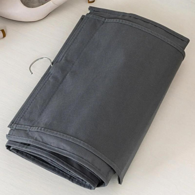 대용량 도어 신발 정리함 부직포 걸이식 홀더 포켓 옷장 수납, 1개