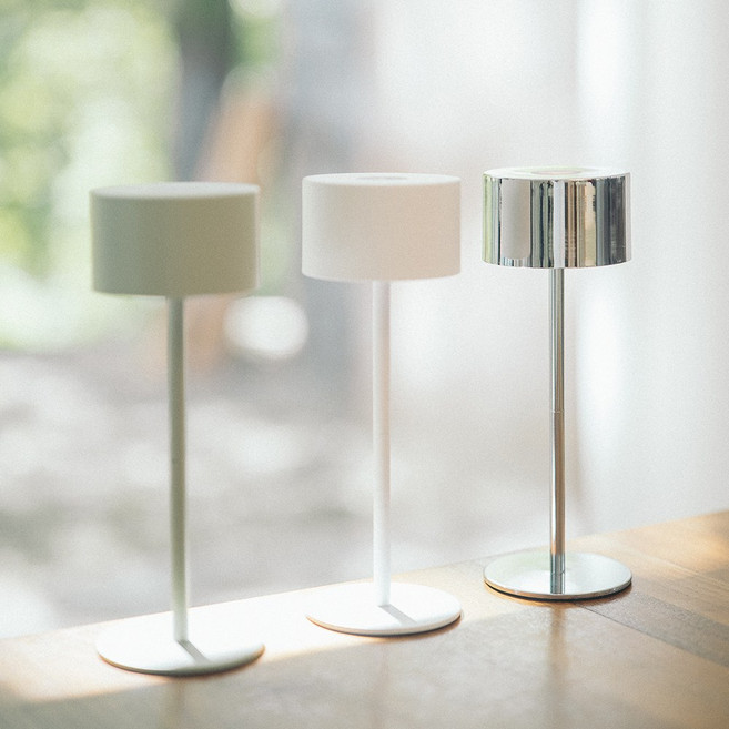 CODE9 무선 LED 미니 스탠드형 침실 모노 무드등, 벨+골드