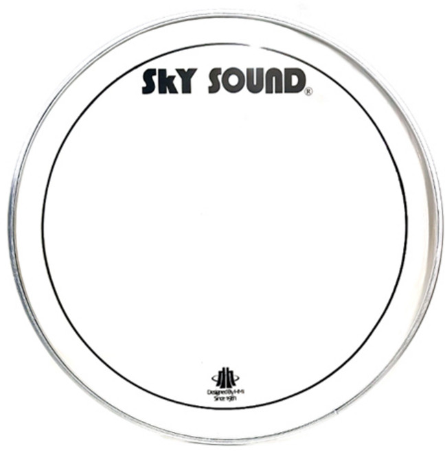 스카이사운드 드럼헤드 / 드럼피 / 크기별 선택구매, 투명, 1개, 22인치(베이스)