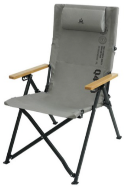 카즈미 퀀텀 캠핑 체어, METAL GRAY (메탈그레이), 2개