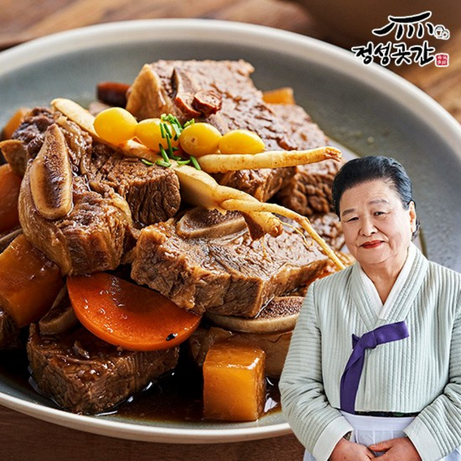 정성곳간 특 뼈없는 소갈비찜, 10개, 500g