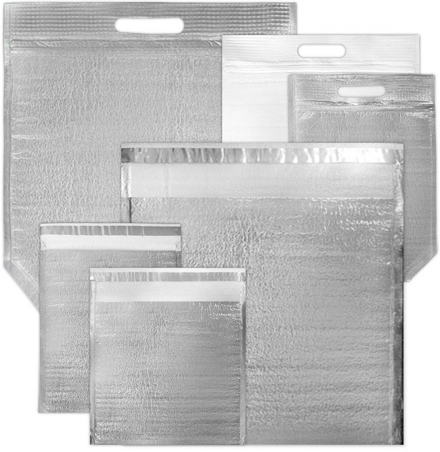 국산 접이식 은박보냉팩 35X40 50매 보온보냉백 접착식 포장, 은박, 50개