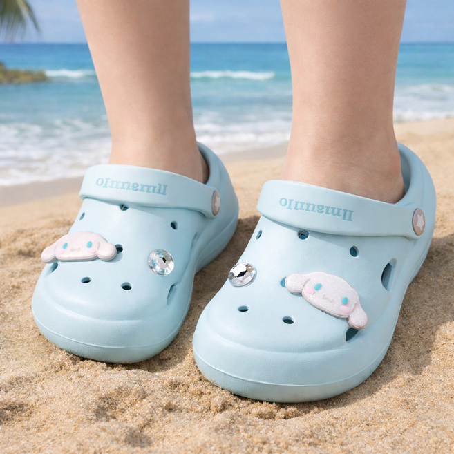 샌들 산리오 여아 여름샌들 아쿠아샌들 캠필신발 야외활동시 어린이신발 EVA샌들 K인증