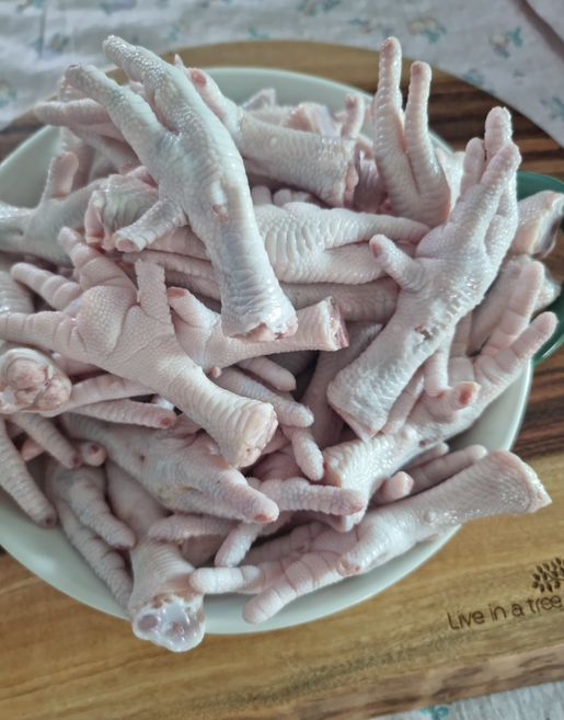 국내산 뼈있는생닭발 국물닭발 뼈닭발 혼술안주 캠핑요리 닭발맛집, 1개, 1kg