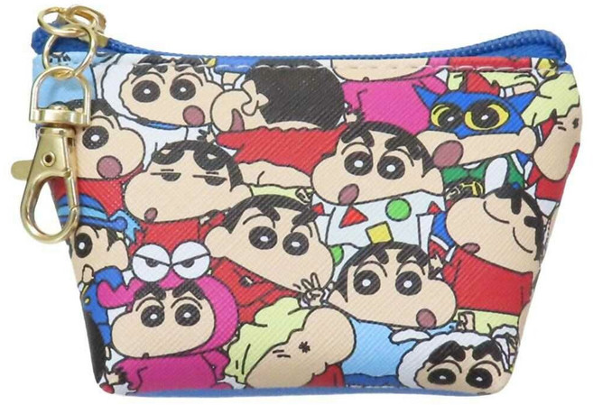 크레용신짱 짱구 삼각 미니 파우치 / 동전지갑 / 키링파우치 (일본직수입 정품)