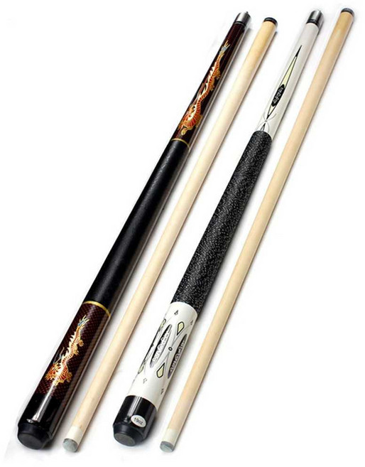 카본 큐대 멋진 개인큐 투혼 포켓볼 전문가 선수 연습, 1개, 중간 청화 헤드 단일봉