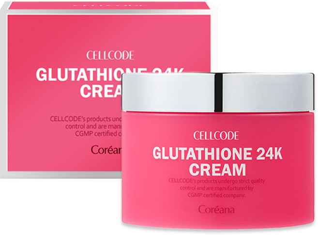 코리아나 셀코드 정품 24K골드함유 바르는 글루타치온 크림 대용량100g, 1개, 100g