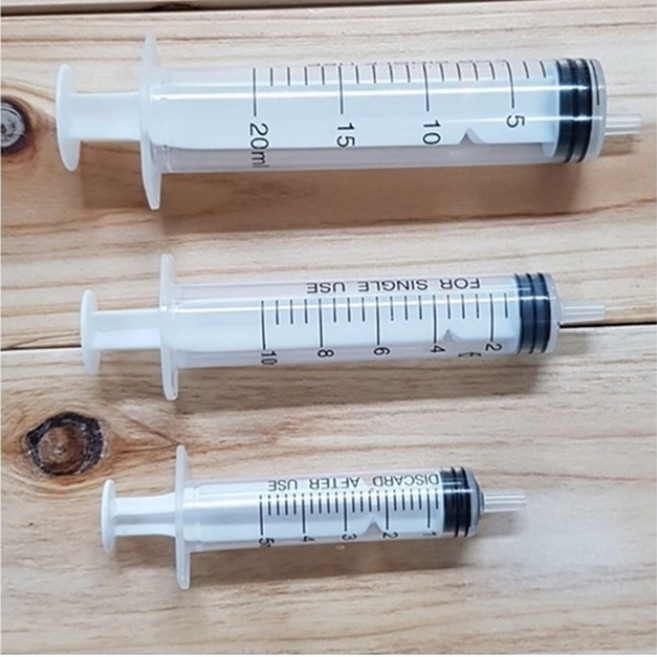 바늘없는주사기 PVC주사기 교재용주사기 10ml/1pcs 플라스틱주사기