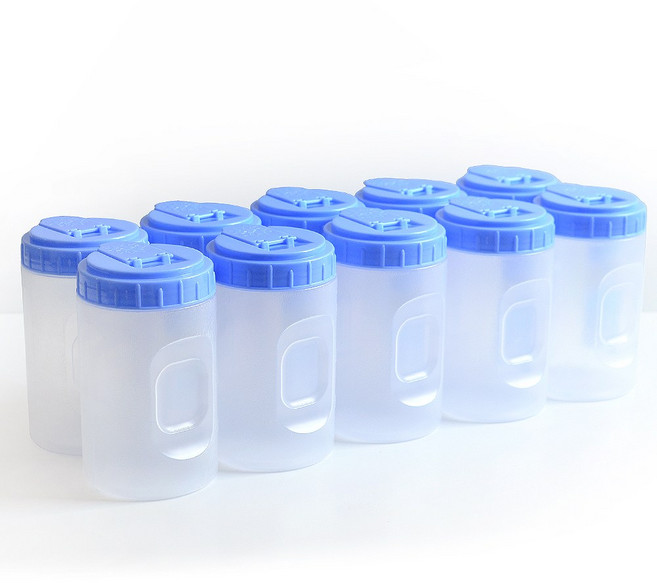 보성 원형 물병 3호 10p, 혼합 색상, 800ml, 10개