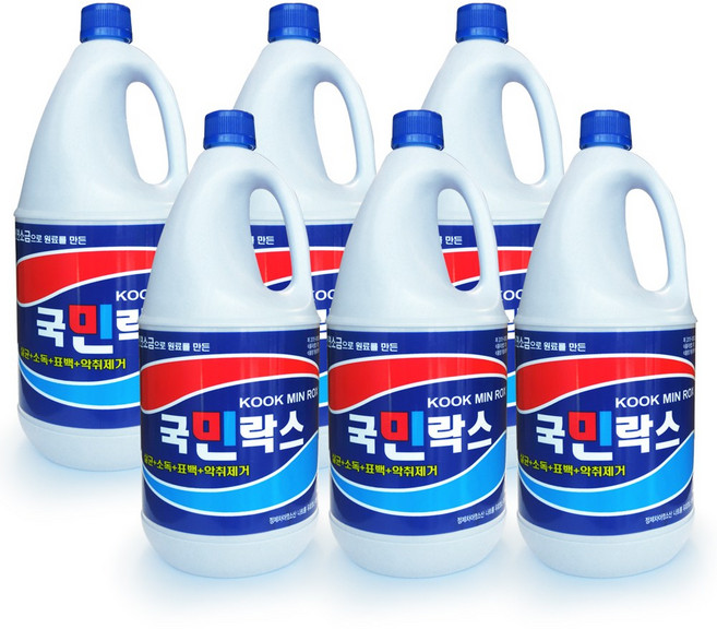 락스 국민락스 2L*6, 2L, 6개