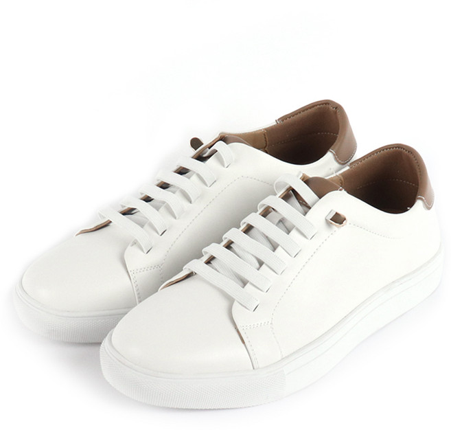 ART com 수제 남여공용 가죽 금장 스니커즈 IJ1004